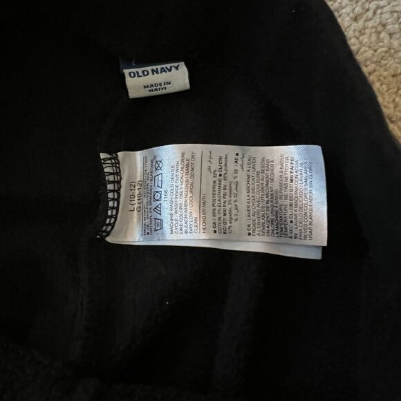 Girls Old Navy Cozy Lined Legging - Size L 10/12 - Black - Picture 2 of 3